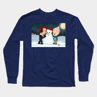 Building a Snowman Long Sleeve T-Shirt